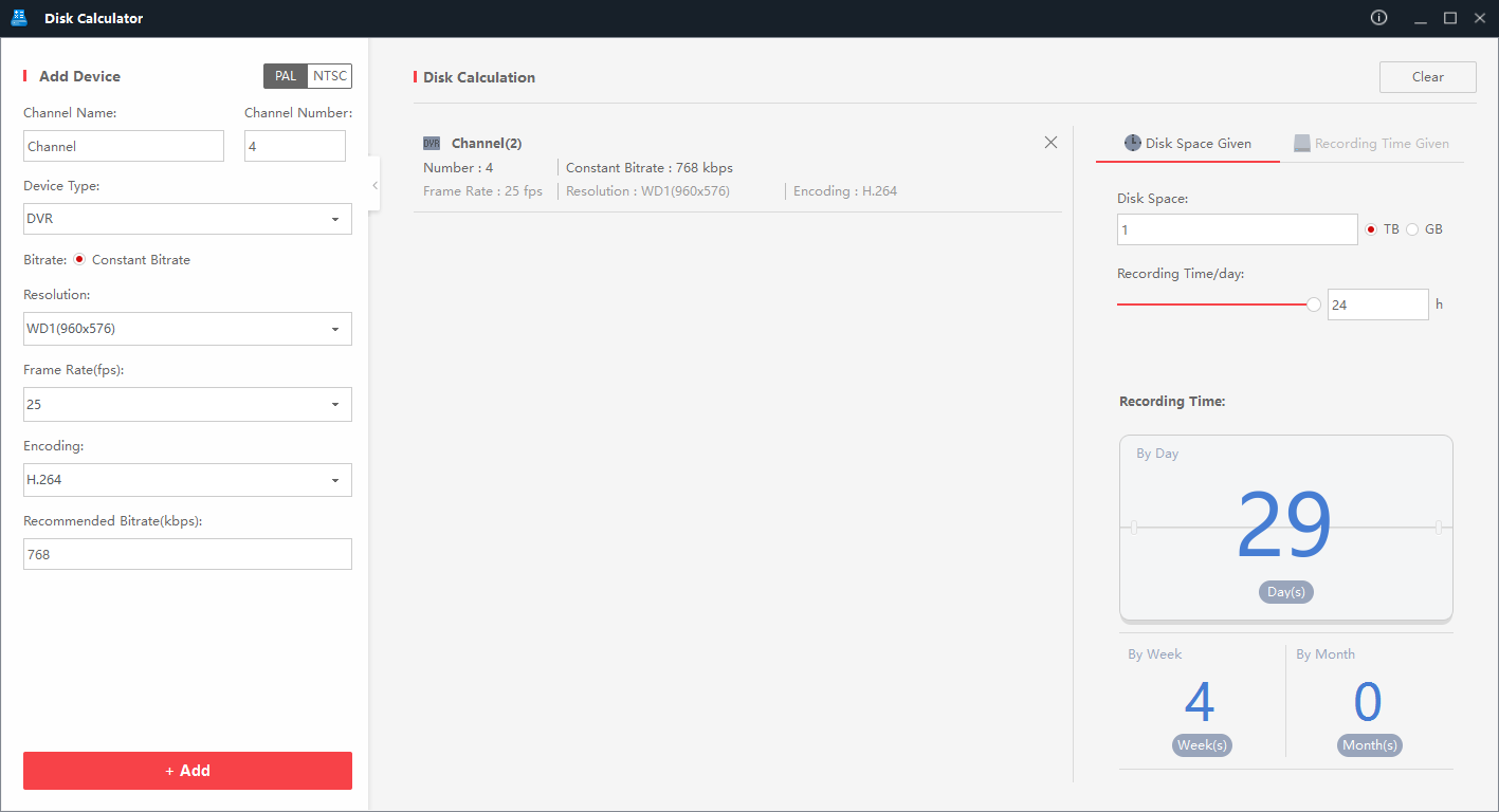HIKVISION700TVLHDDCalc